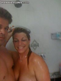 showering w/ husband friend on vacation