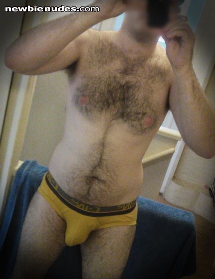 Me looking hairy...
