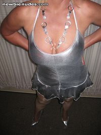a new silver dress :)