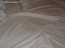 After me and Amandas wet sex in bed, we tried to swallow but some came in b...