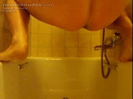 Bathtub piss (me or Amanda)
