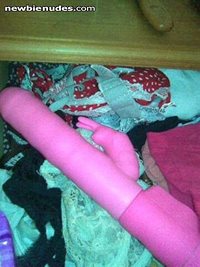 my favorite toy ... i called it " the pink bunny"