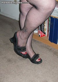Fishnets and Cock Stompers!!!