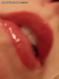 these lips are dying to be wrapped around a big, hard cock
