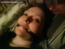 gagged and cum over