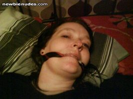 gagged and cum over