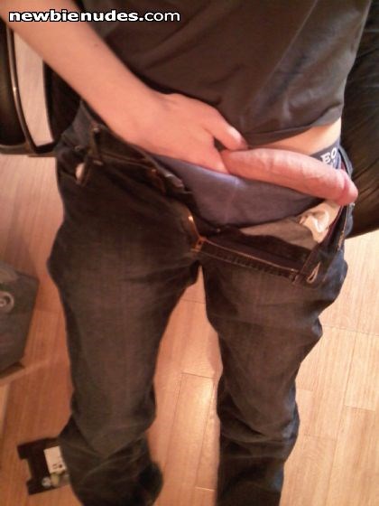 Ahh, out of the pants, that's better.