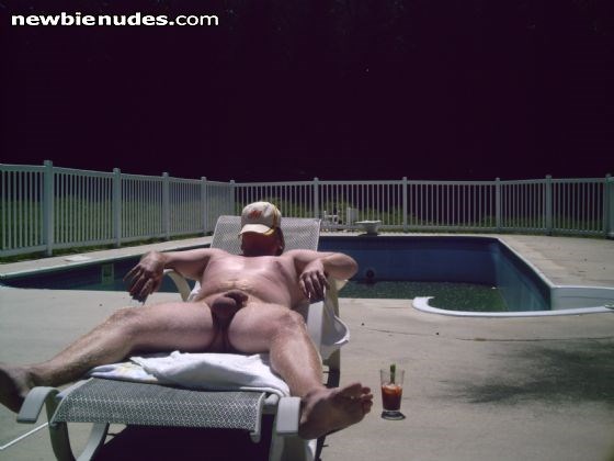 relaxing on a sunny day