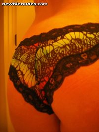 My wife's curvy back side...man, I love it!