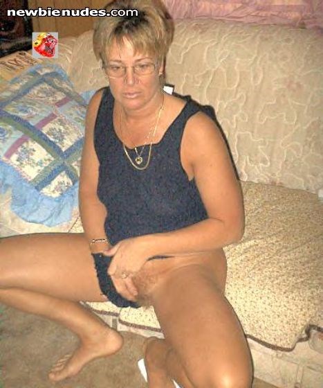 Touching my hairy pussy while my nephew is stroking his cock in front of me.