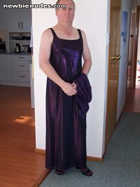 In our Bridesmaid dress.