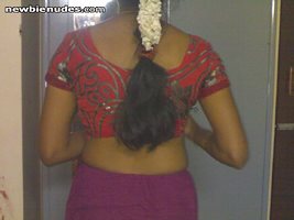 south indian house wife saree stripping,undressing the inner wears and turn...