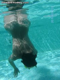 mermaid diving