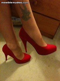 my wife in high heels