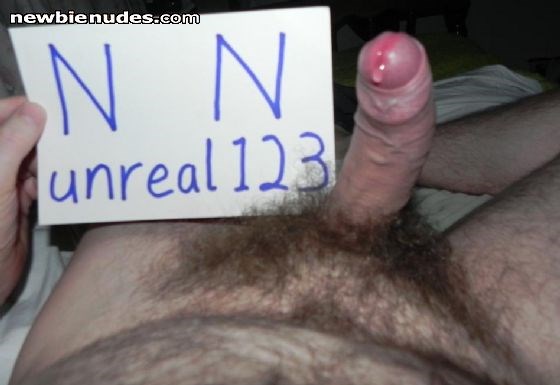 finally got hard after looking at all the pics on here for hours... a little precum just oozing out