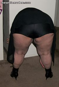 All In Black and Boots To Match #4 - Bending Over .......