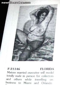 My wife Herrin being advertised nude in a contact magazine