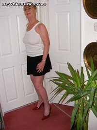 Lyndsey - another little black skirt- wanna see more guys? L x
