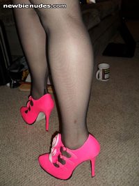 my legs and new fuck me shoes.xxxx