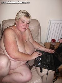 Just Reading my NN messages....in the Nude of course :o)