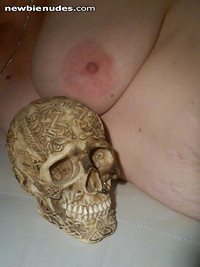 wife with my skull