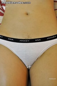 Sweet Asian Mom Mai's poppin' pubes and little camel toe.