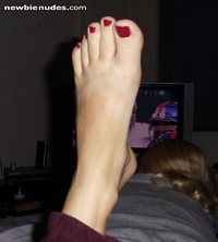 posing my toes