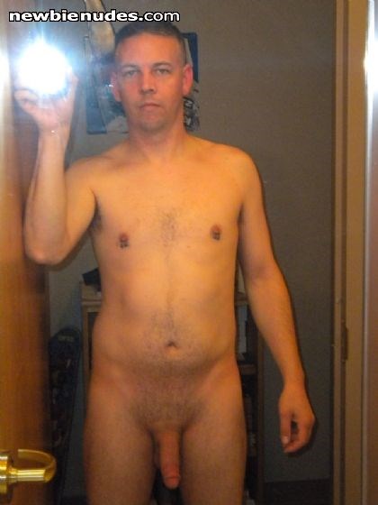 just out of the shower and freshly shaved