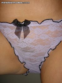 Hubby loves to see me in a pair of frilly, see through panties... what do y...