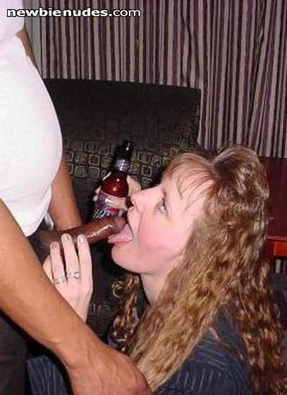 She like to suck black cocks.