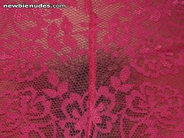 pink seethru lingerie extreme closeup with pubic hair