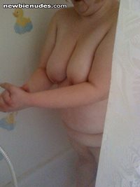 hubby caught me in the shower! you like?