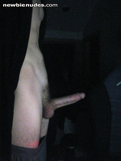 Profile shot.     Man I'm skinny.