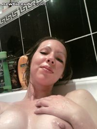 Hot and sweaty in the bath