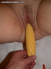 A former VA friend...getting ready to cook some corn in the pussy oven!