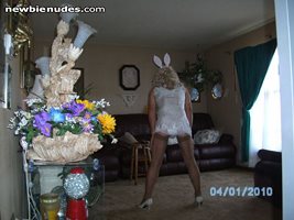 Easter Bunny looking for fun