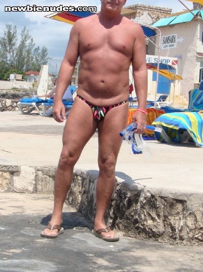 Snorkeling in Jamaica--wore a thong for 10 days straight, got a terrific tan!