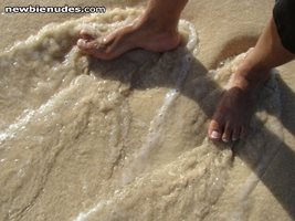 Sexy toes in the sand........