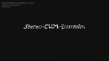 Stereo-CUM-fountain