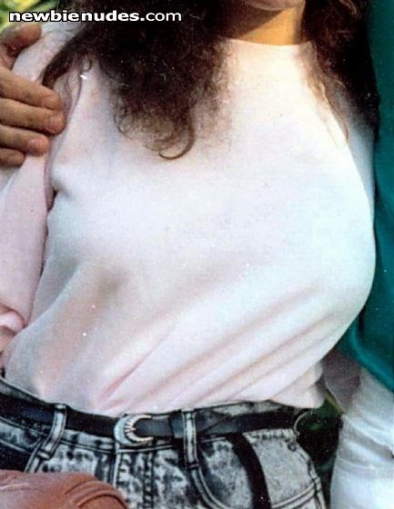 CLOSE UP OF BIG 38DDD JUGGS IN SWEATER