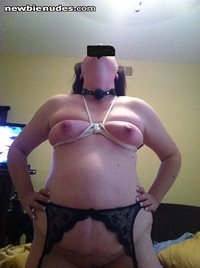 tits tied and garters please leave comments the dirtier the better  