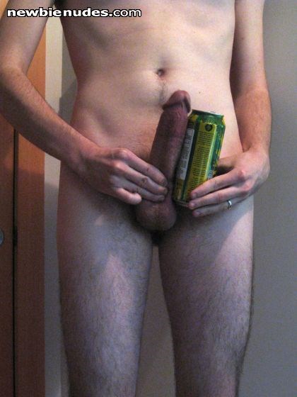 Random shot next to a can , around 425 ml or so