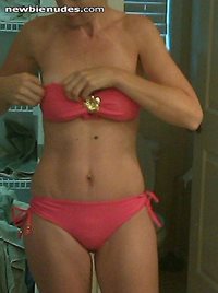 MILF Wife...getting reaqdy to go to the pool at our subdivision...cum visit...