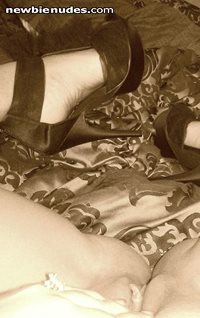 My new heels ;) you like? ;)