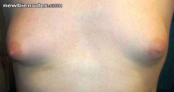 arms-in-the-air shot of my lil' boobies!