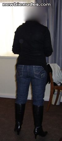 my bum in jeans
