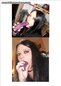 before and after sucking technique with ny big dildo.lol.xx