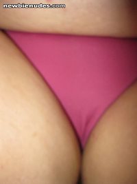 So for those of you who wanted to see the front of that little pink thong.....