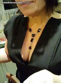 Hubby thinks l'd look better with a pearl necklace . What do you think ?