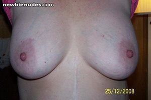 the wife's tits at christmas.